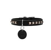 Hunter Dog Collar Larvik Style Dark Black