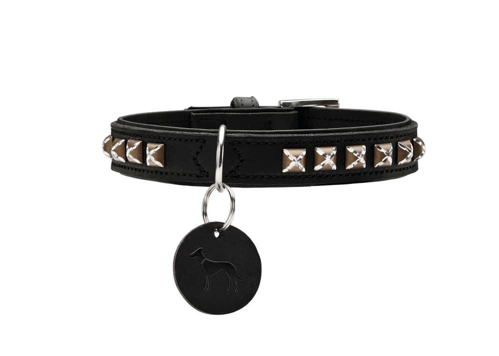 Hunter Dog Collar Larvik Style Black