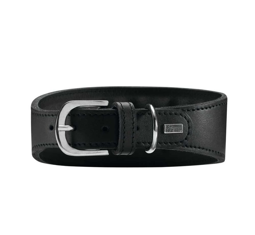 Greyhound Collar Super Soft Dark Black