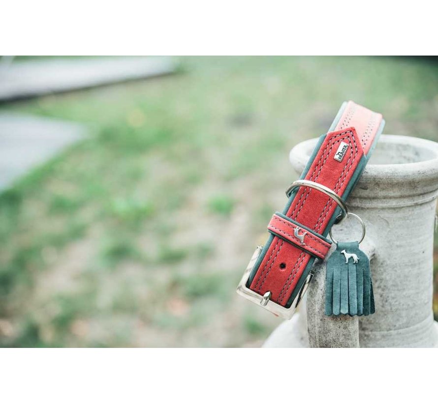 Dog Collar Lucca Red