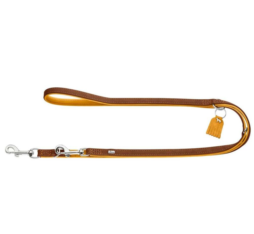 Adjustable Dog Leash Lucca Brown