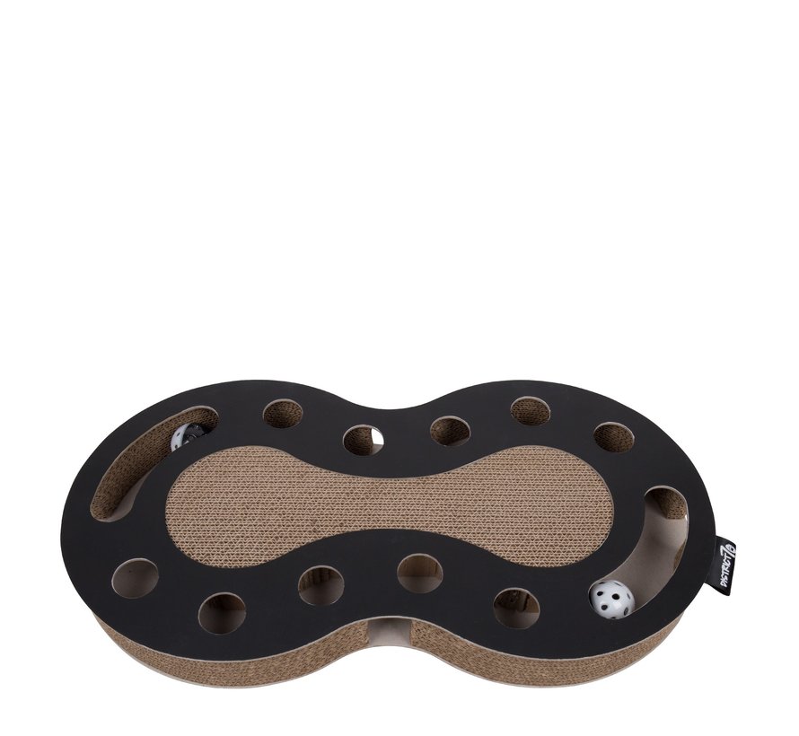 Cat Toy Snake Black