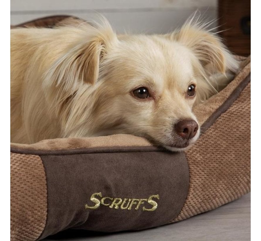 Hondenmand Chester Box Bed Chocolate