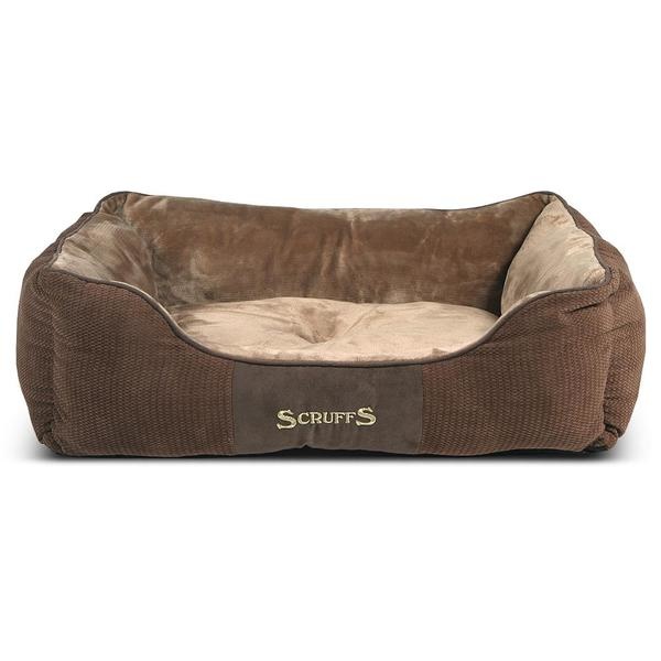 Afbeelding Scruffs Chester Box Bed - Chocolade (bruin) - L door Petsonline