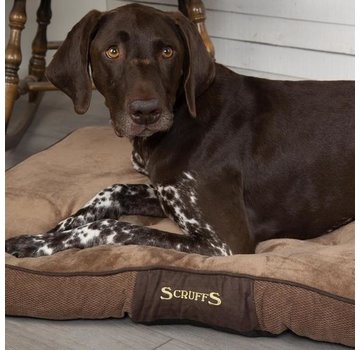 Scruffs Dog Cushion Chester Chocolate