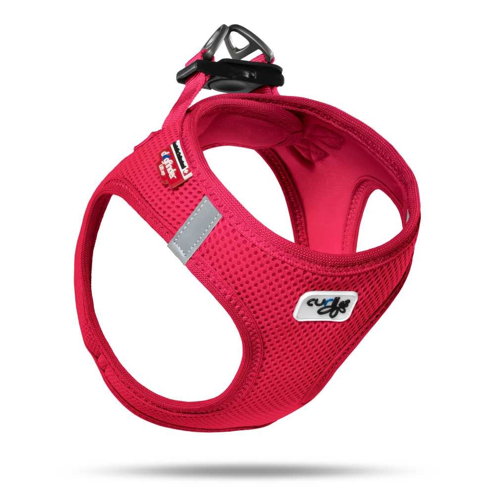 Scorch optocht Menagerry Curli Hondentuig Air-Mesh Harness Red - Petsonline