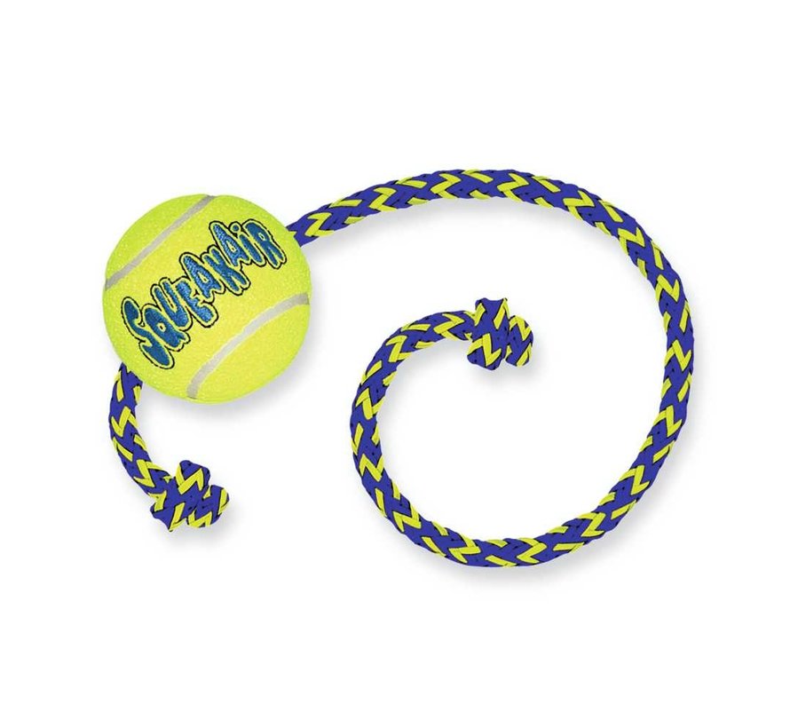 Dog Toy Squeakair Ball with Rope