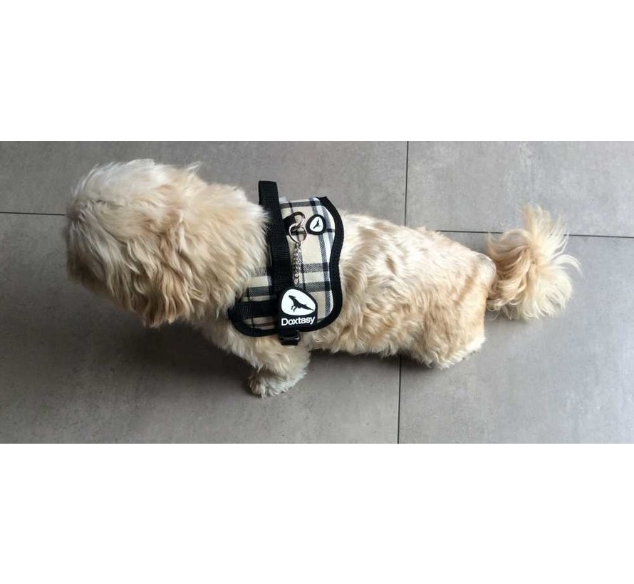 Dog harness Survival harness Scottish Beige