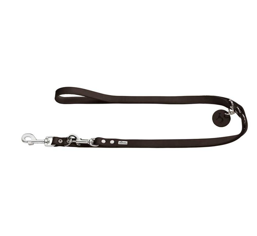 Adjustable Dog Leash Aalborg Dark Brown