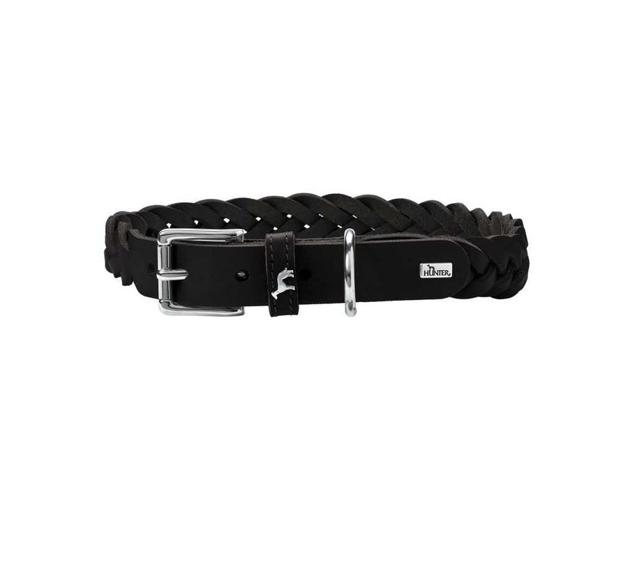 Dog Collar Solid Education Black