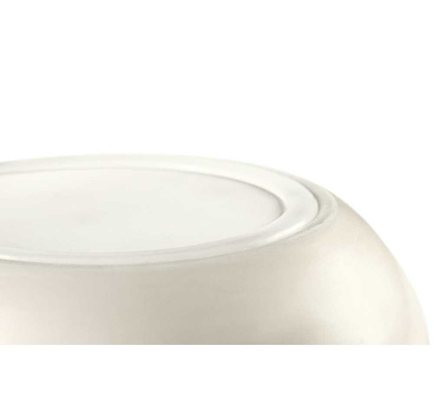 Drinking Bowl or Feeding Bowl Lund White
