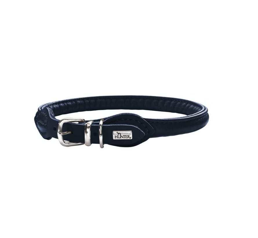 Dog Collar Round & Soft Dark Blue