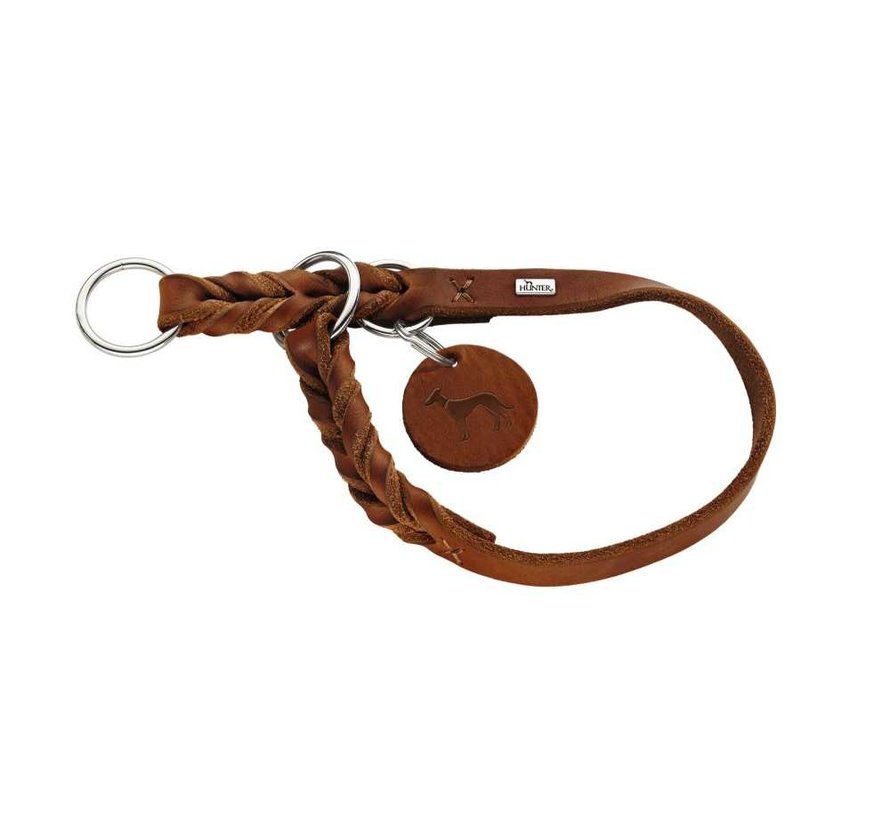Hondenhalsband Solid Education Cognac