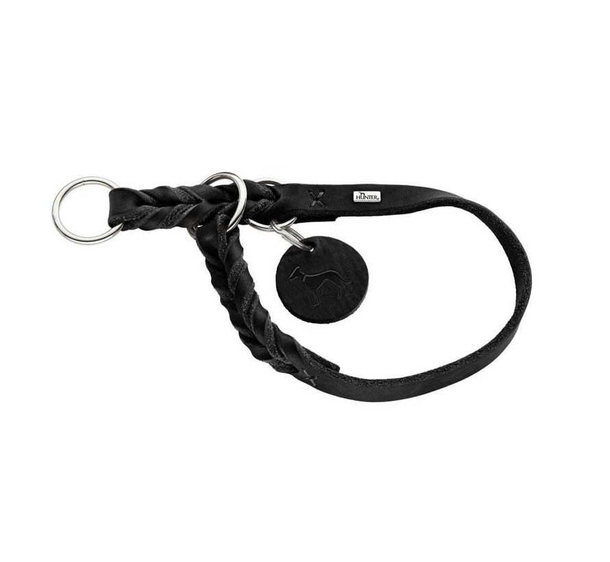 Dog Collar Solid Education Black