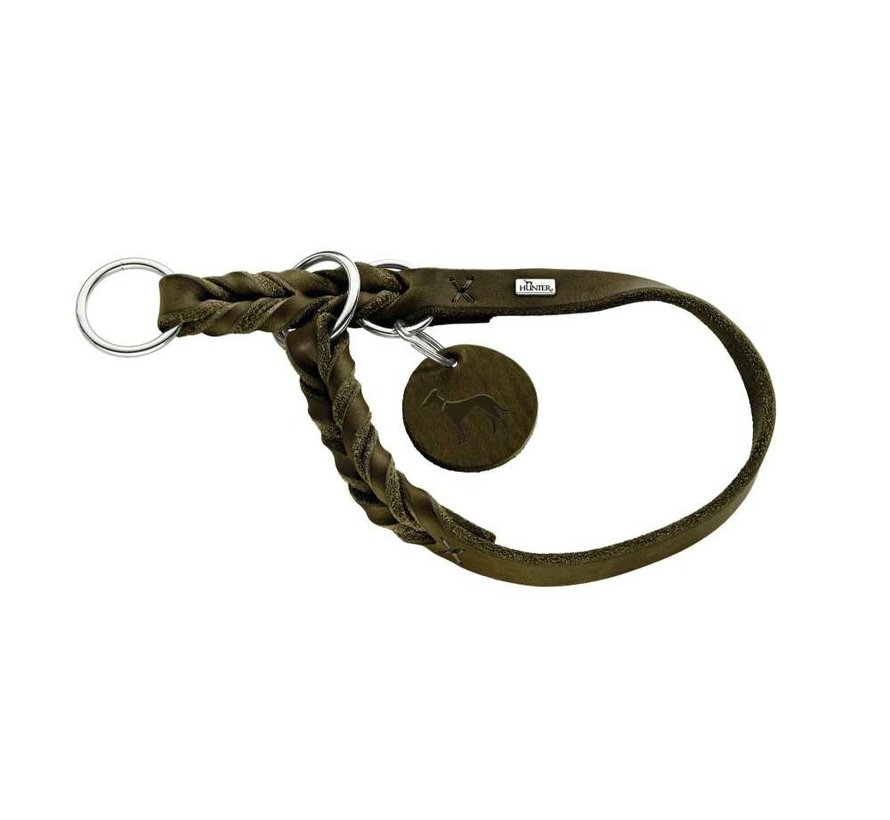 Hondenhalsband Solid Education Olive
