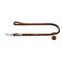 Adjustable Dog Leash Solid Education Cognac