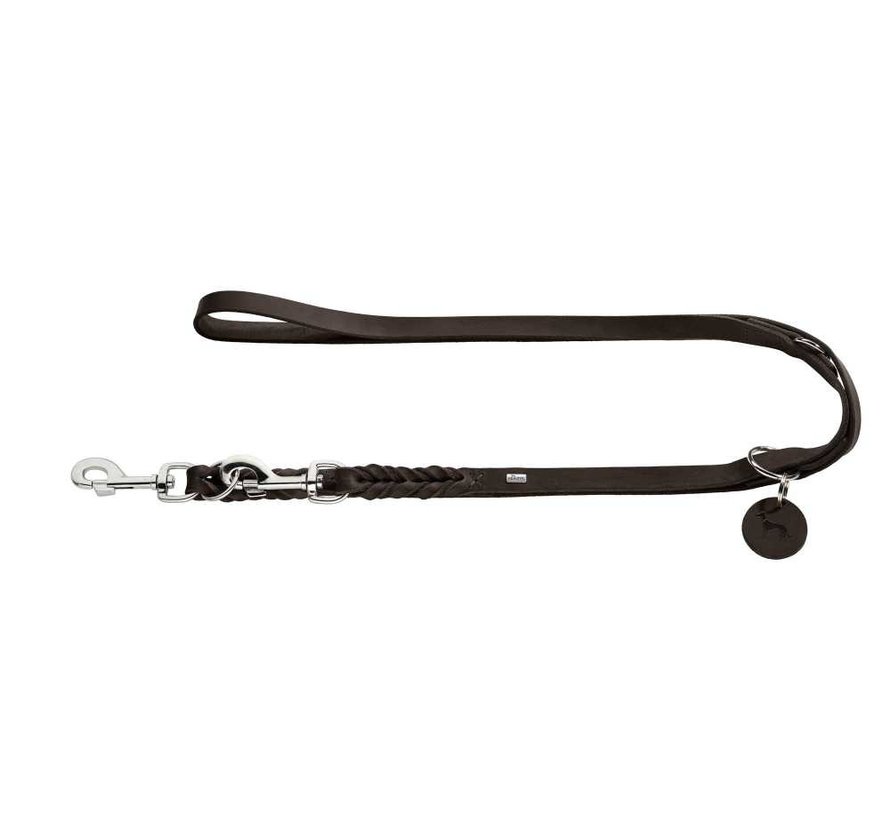 Adjustable Dog Leash Solid Education Brown