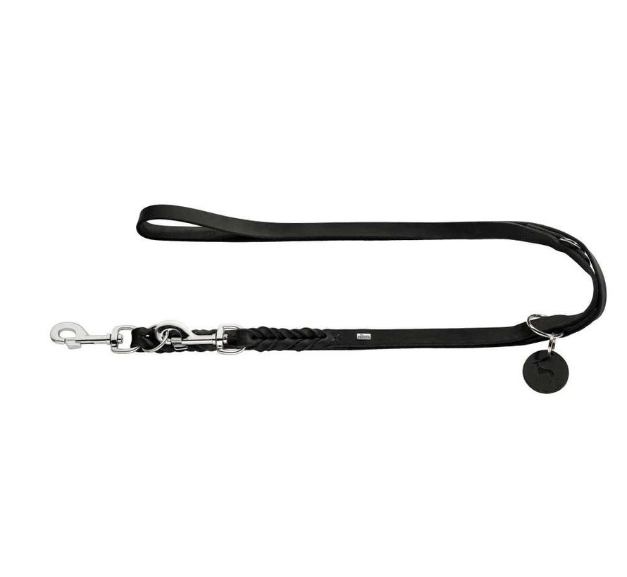 Adjustable Dog Leash Solid Education Black