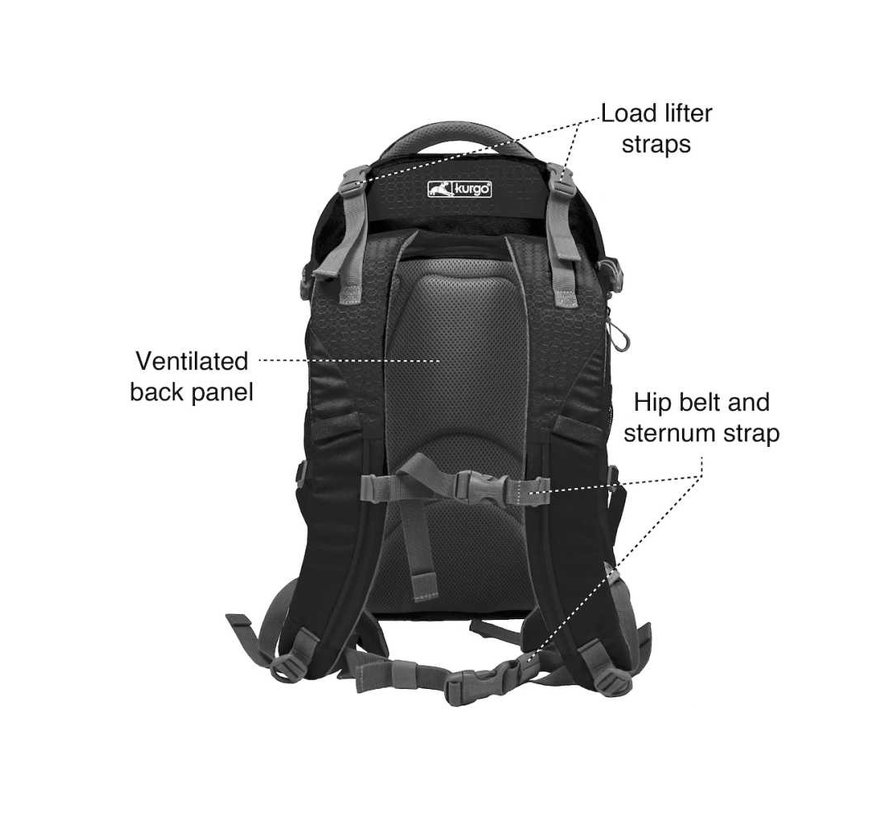 G-Train Dog Backpack Black