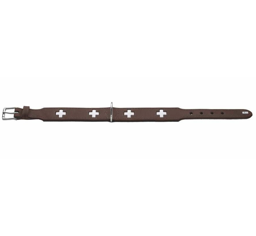 Dog Collar Swiss Brown