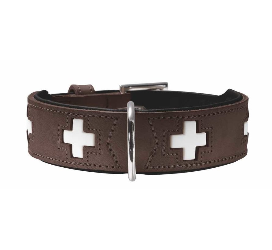 Dog Collar Swiss Brown