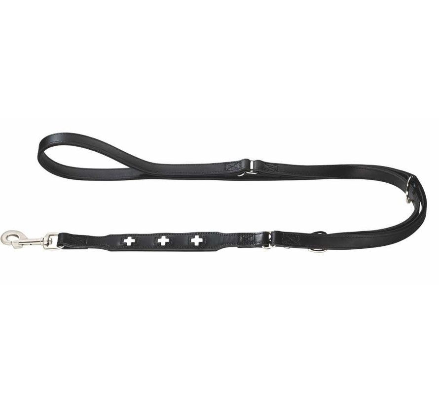 Dog Leash Swiss Black