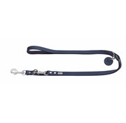 Hunter Adjustable Dog Leash Blue Leather