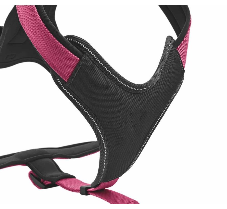 Dog Harness Neoprene Raspberry