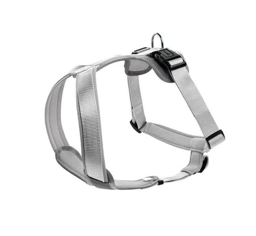 Dog Harness Neoprene Grey