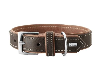 Hunter Dog Collar Porto Dark Brown