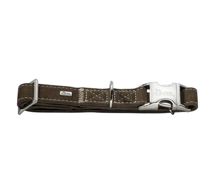 Dog Collar Hunting Alu Strong Brown