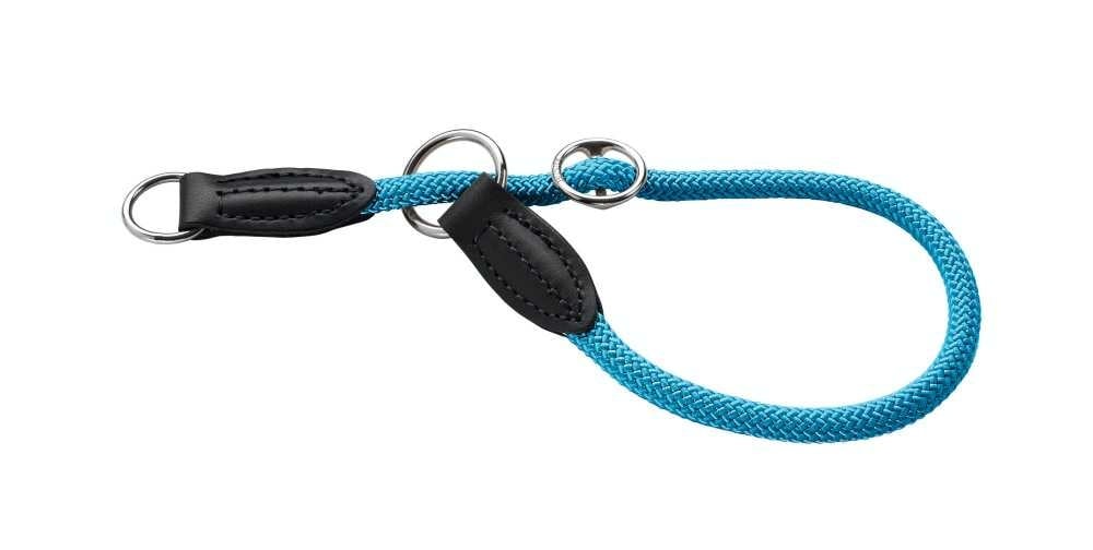 Afbeelding Hunter halsband voor hond freestyle met stop turquoise 30 cmx8 mm door Petsonline