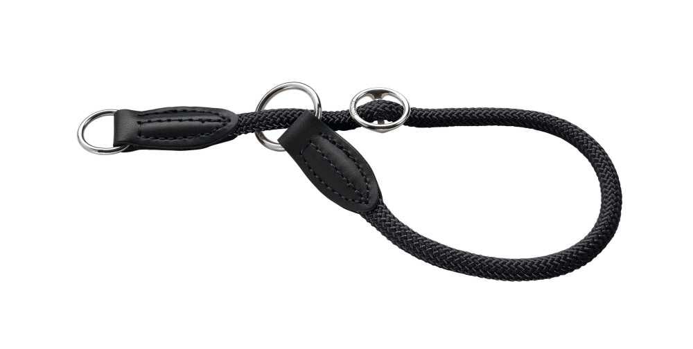 Afbeelding Hunter halsband voor hond freestyle met stop zwart 50 cmx10 mm door Petsonline