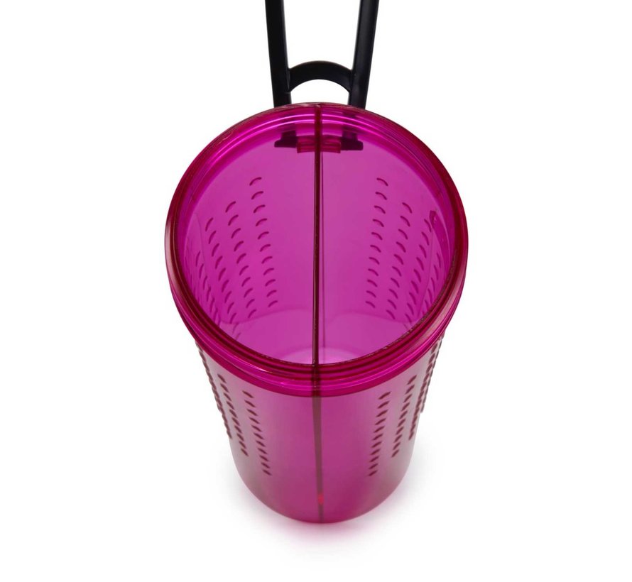 Snack Duo with travel cup Fuchsia