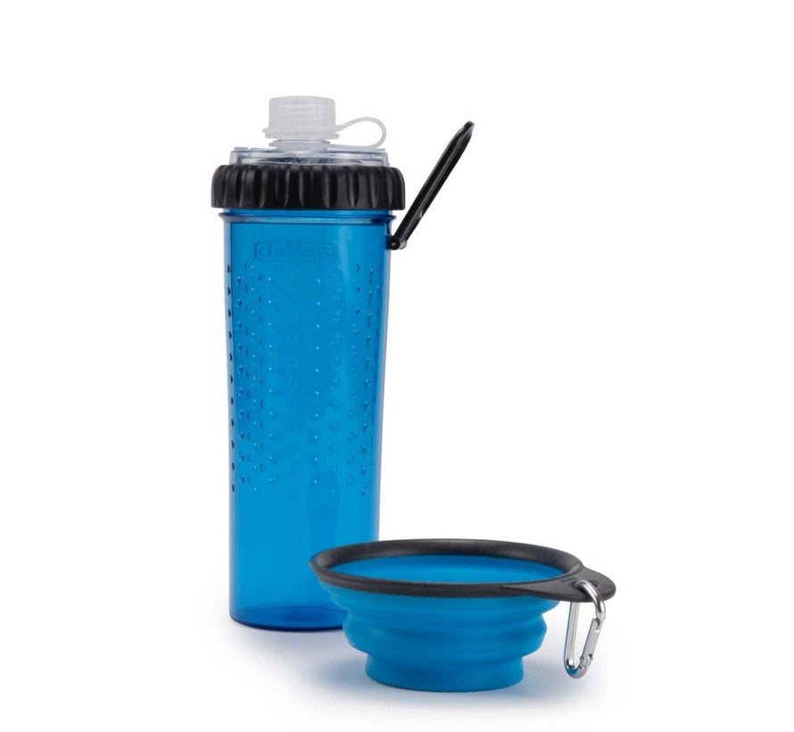 Snack Duo with travel cup Pro Blue