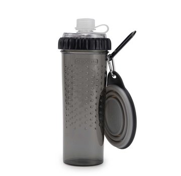 Dexas Snack Duo met travel cup Light Grey