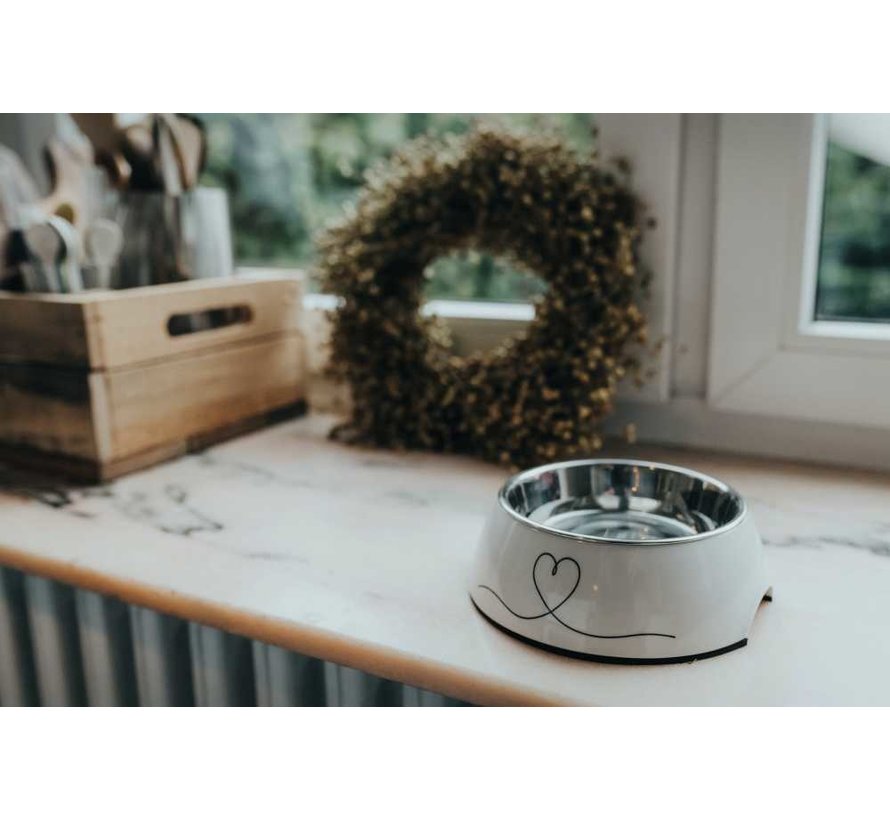 Dog Bowl Valencia White