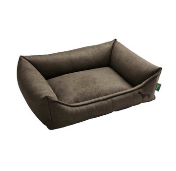 Hunter Dog Bed Faux Leather Bologna Brown