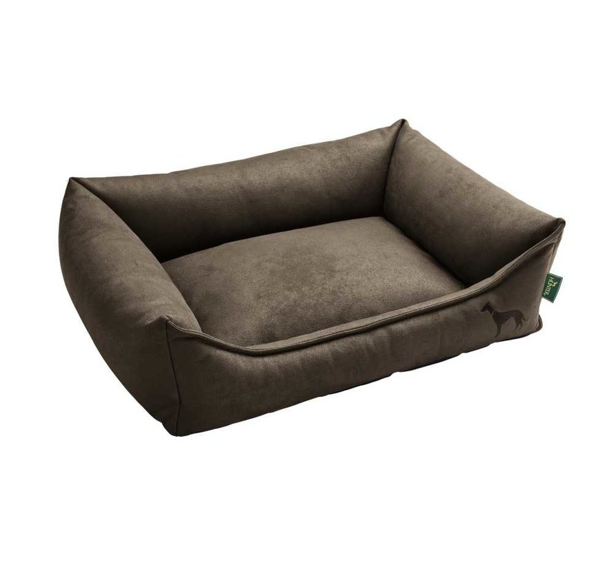 Dog Bed Faux Leather Bologna Brown