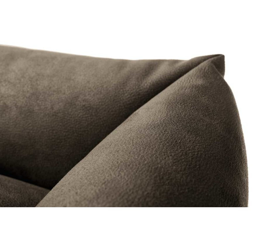 Dog Bed Faux Leather Bologna Brown