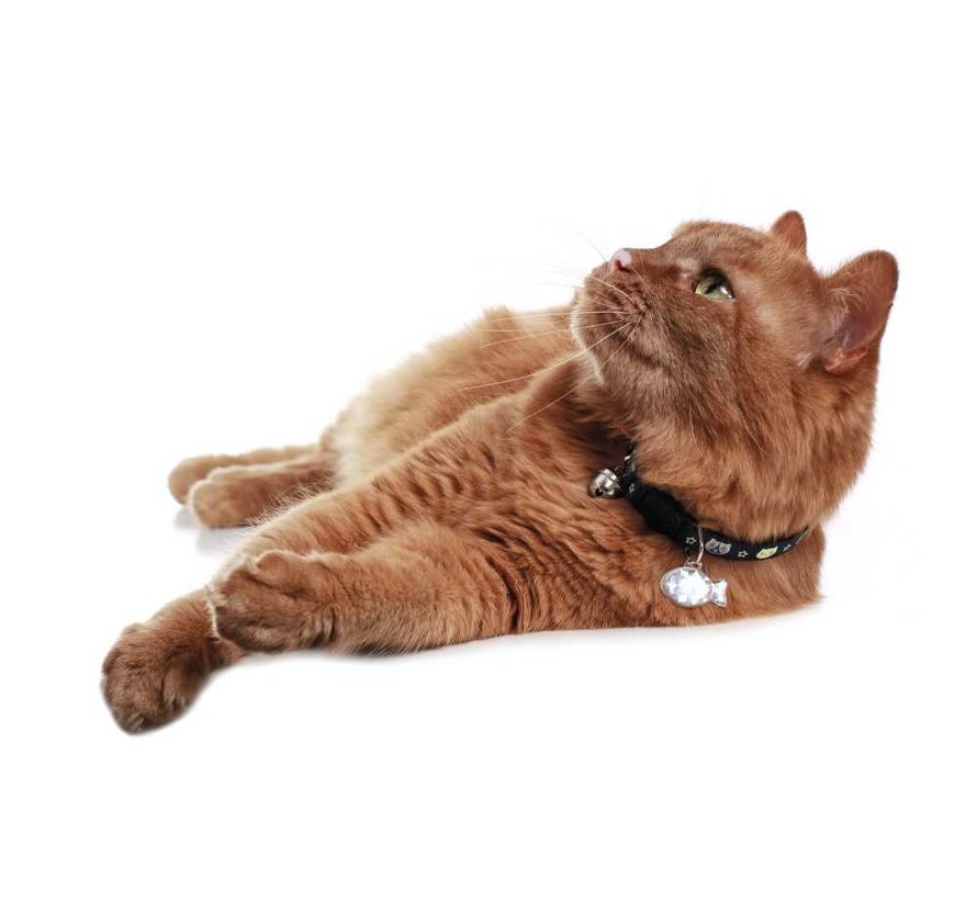 Cat Collar Krokom Black