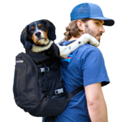 K9 Sport Sack Hondendraagtas Rugzak Plus Zwart 2