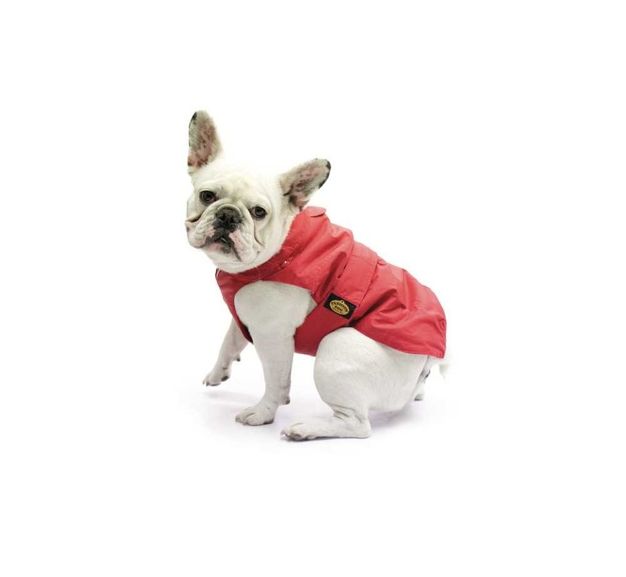 Dog Coat Pug & French Bulldog Red
