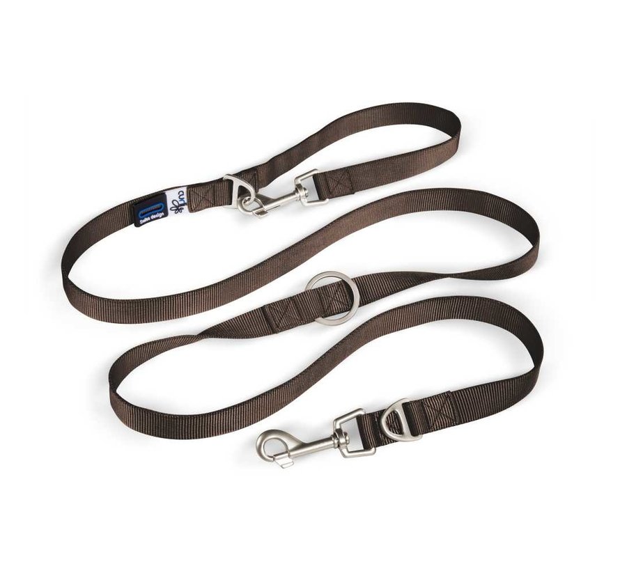 Adjustable Dog Leash Brown