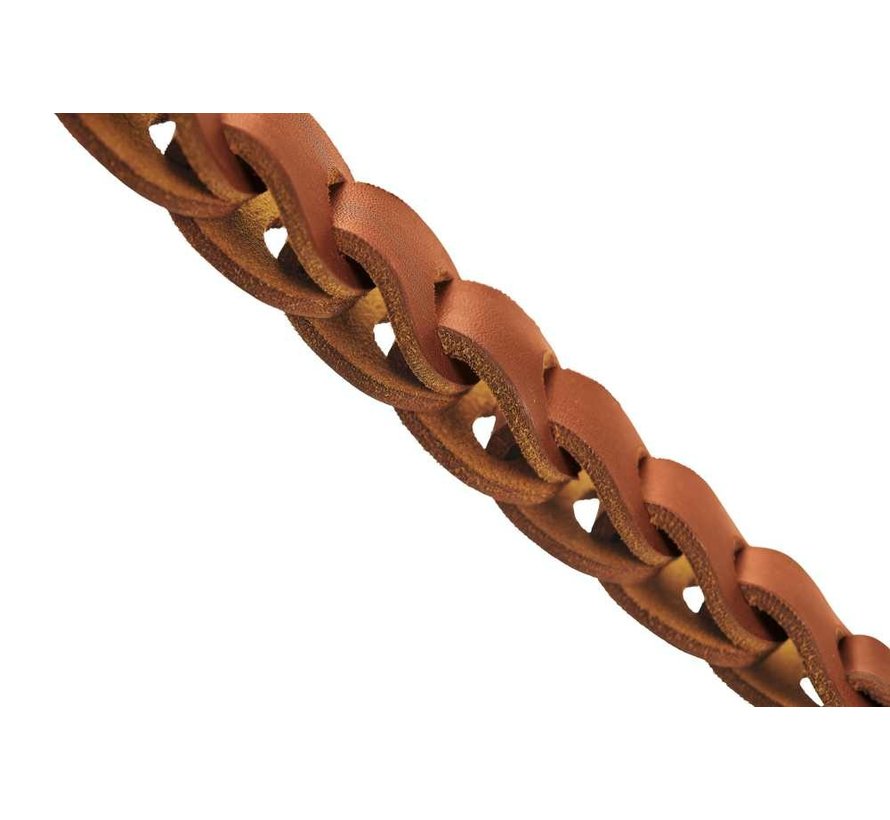 Dog Leash Solid Education Chain Cognac