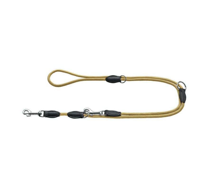 Adjustable Dog Leash Eiby Freestyle Yellow