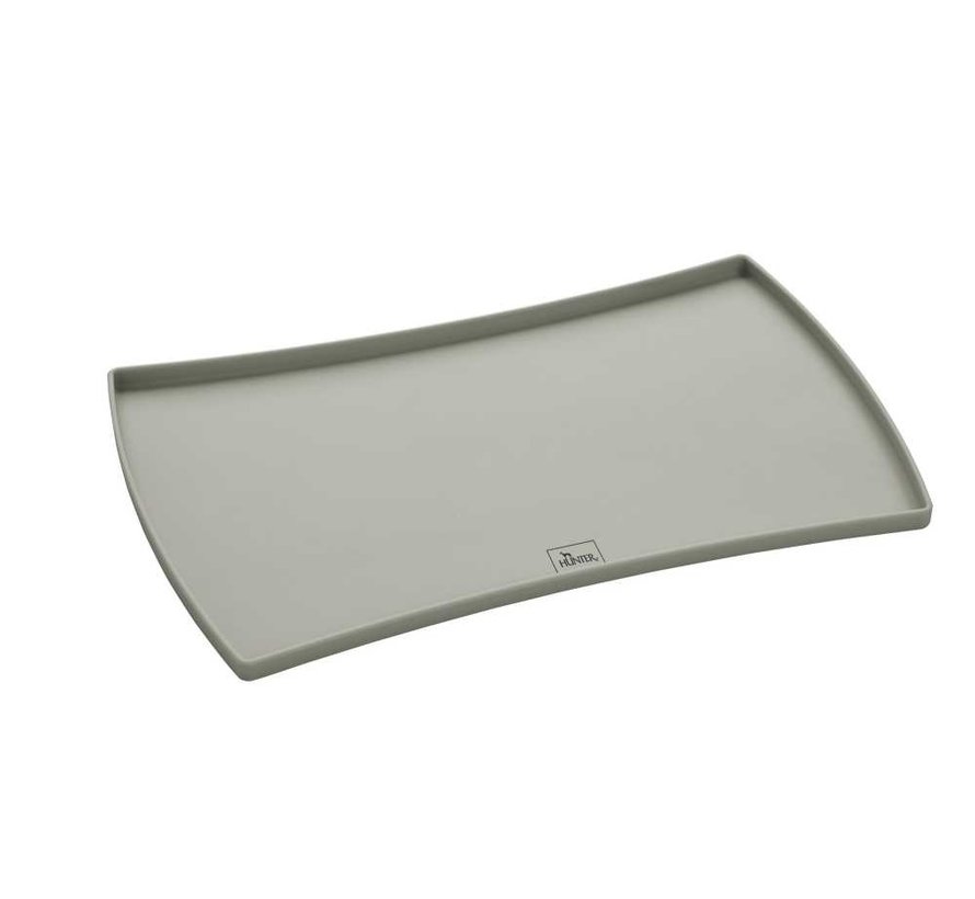 Voerbakmat Eiby Grijs