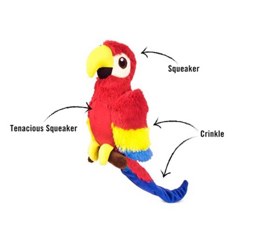 Dog Toy Fetching Flock - Parrot