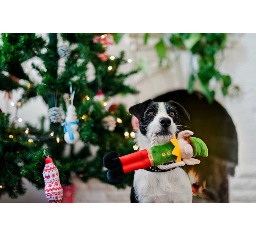 Dog Toy Merry Woofmas - Santa's Little Elfer