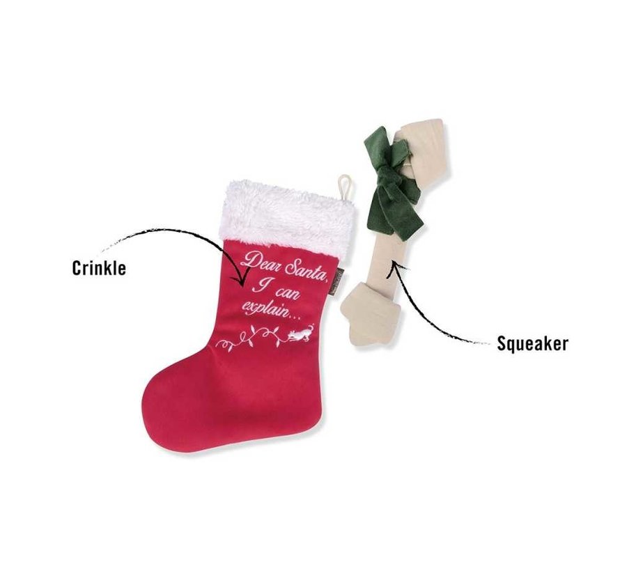 Dog Toy Merry Woofmas - Good Dog Stocking